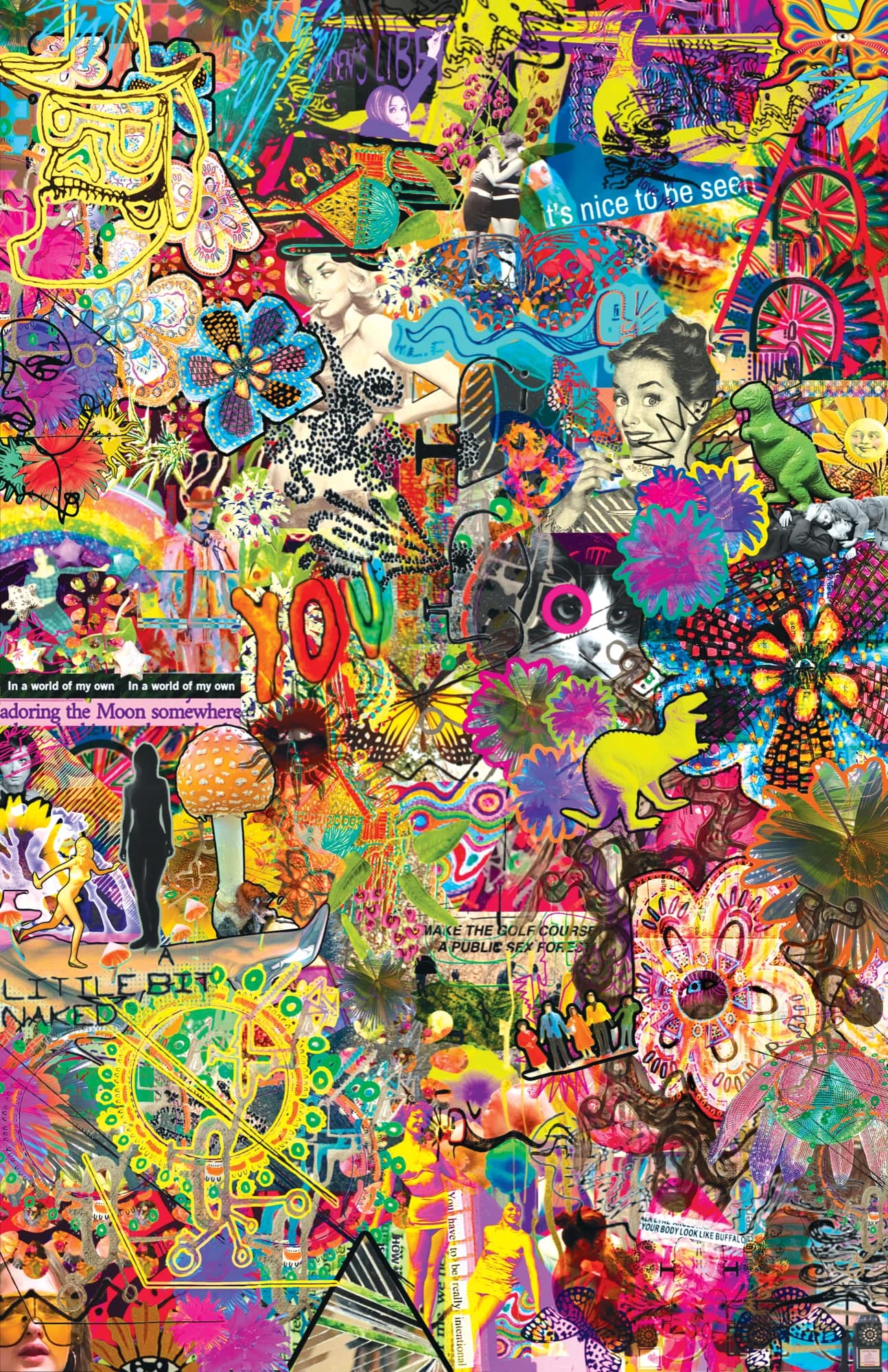 a little bit naked print.