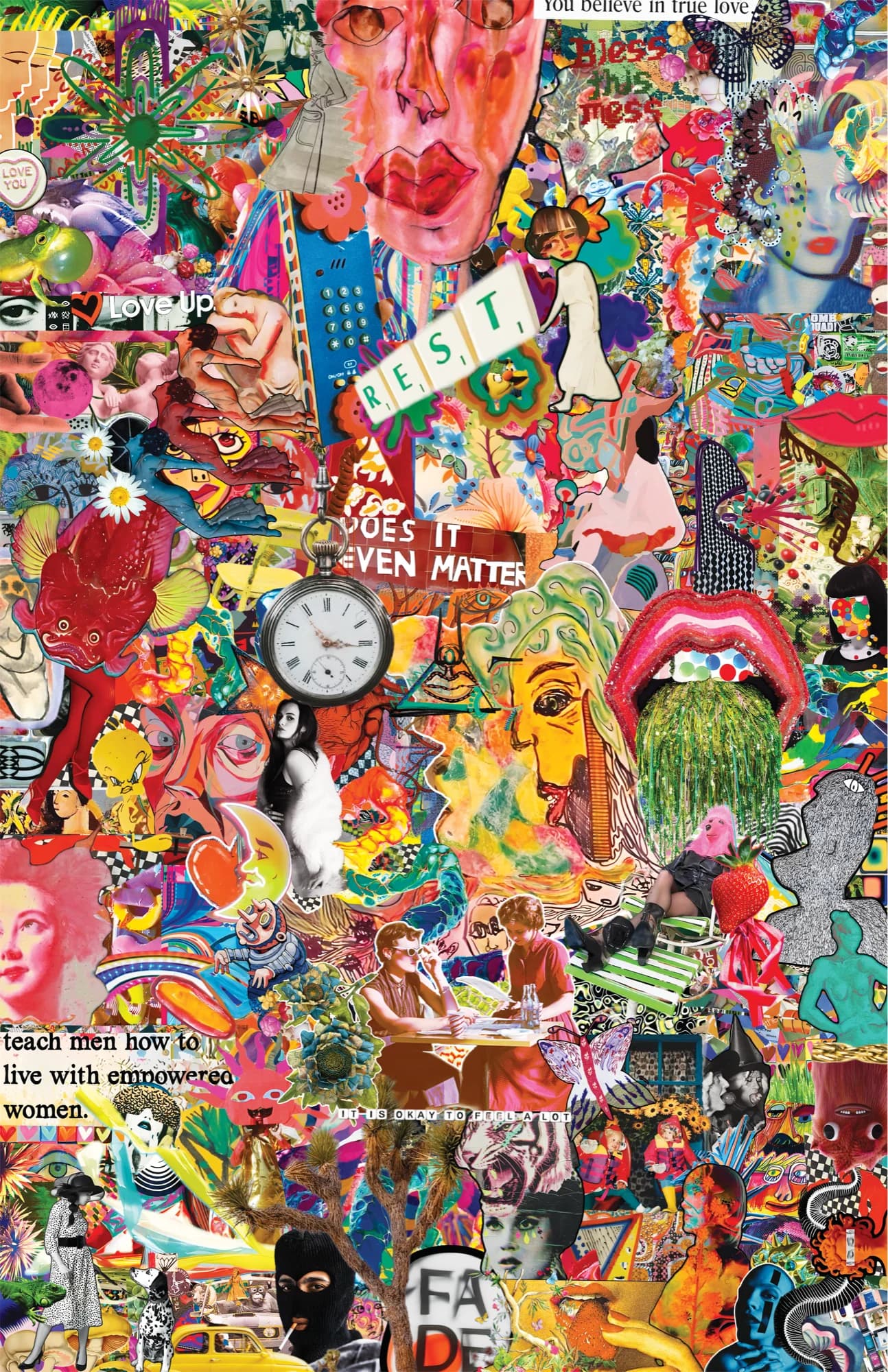 it is okay to feel a lot print.