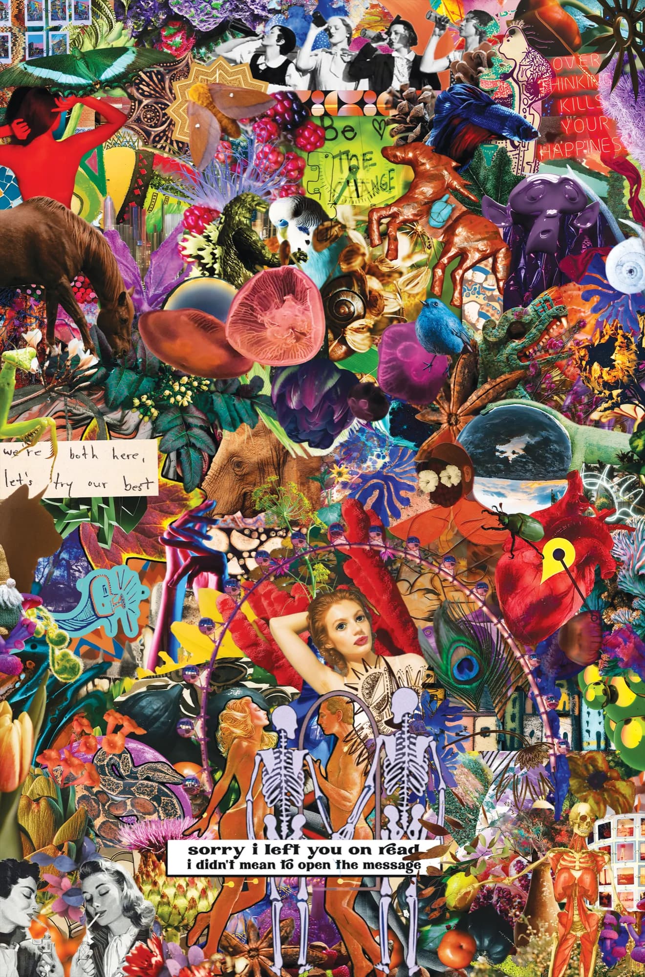 stay calm and solider on print.