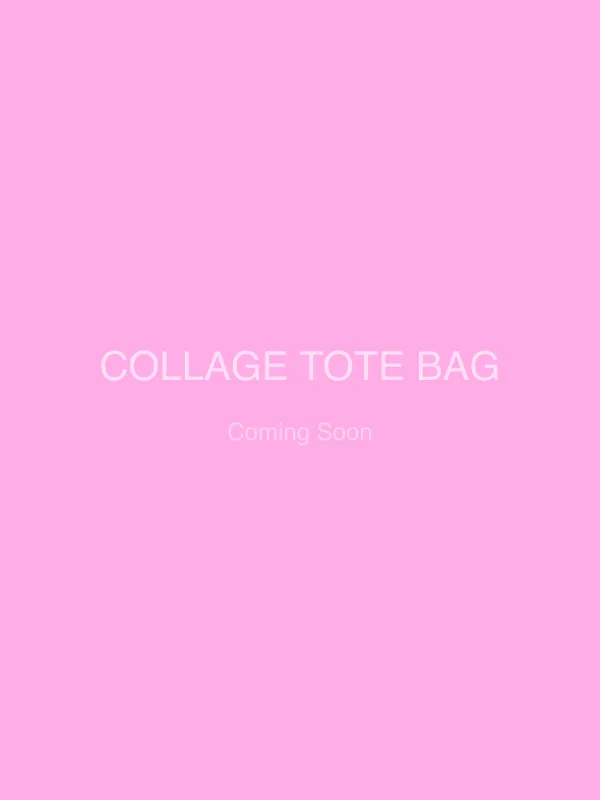 collage tote bag